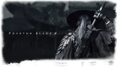 The Phantom Blade title art shows a warrior in layered armour beneath storm clouds.