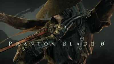 PlayStation banner art shows a warrior in a broad woven hat and layered dark clothing set against a moody blue-green backdrop.